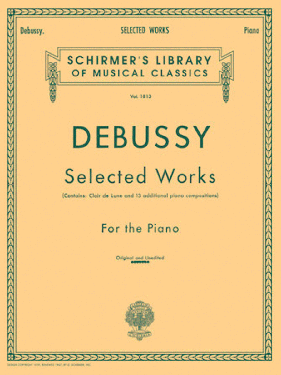 Selected Works for Piano Piano Solo scores gallery preview page 1