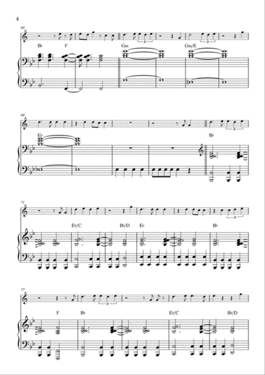 Just You And I B-Flat Trumpet scores gallery preview page 4