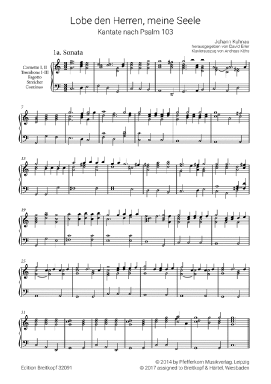 Lobe den Herren, meine Seele STB scores gallery preview page 2