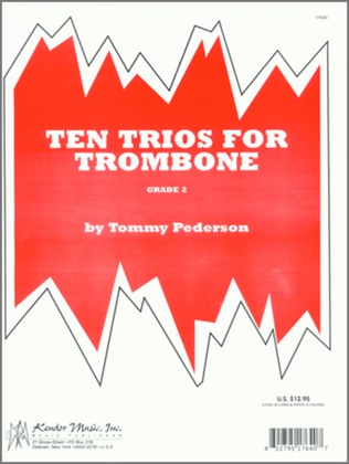 Book cover for Ten Trios For Trombone