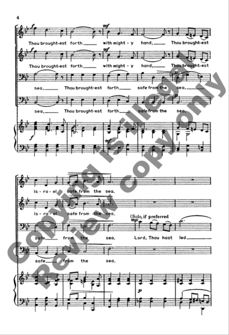 Thanks Be To Thee Thanks Be To Thee TTBB scores gallery preview page 10