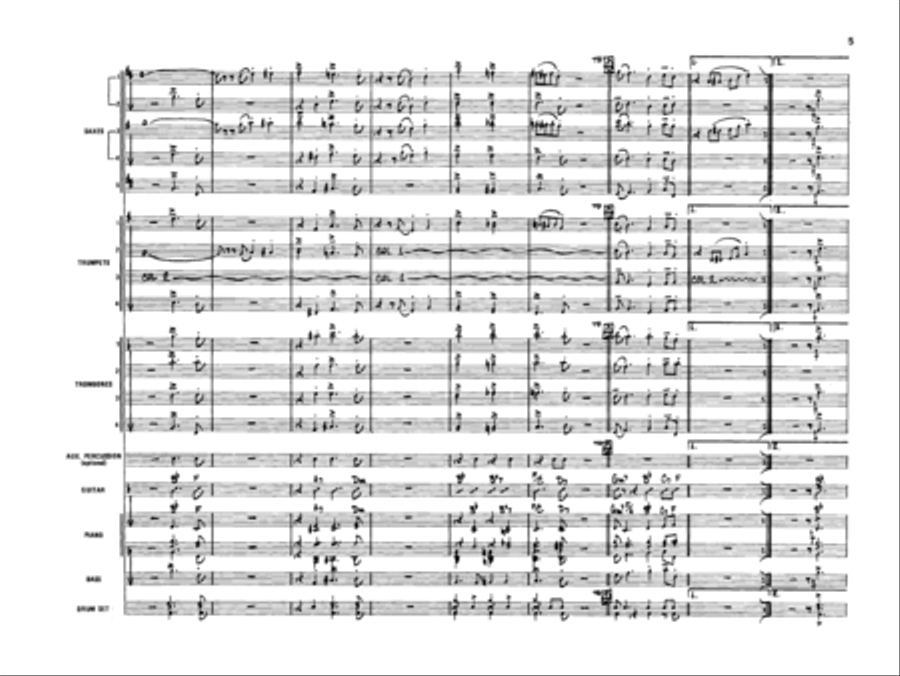 Fire & Brimstone Fire & Brimstone Jazz Ensemble scores gallery preview page 5
