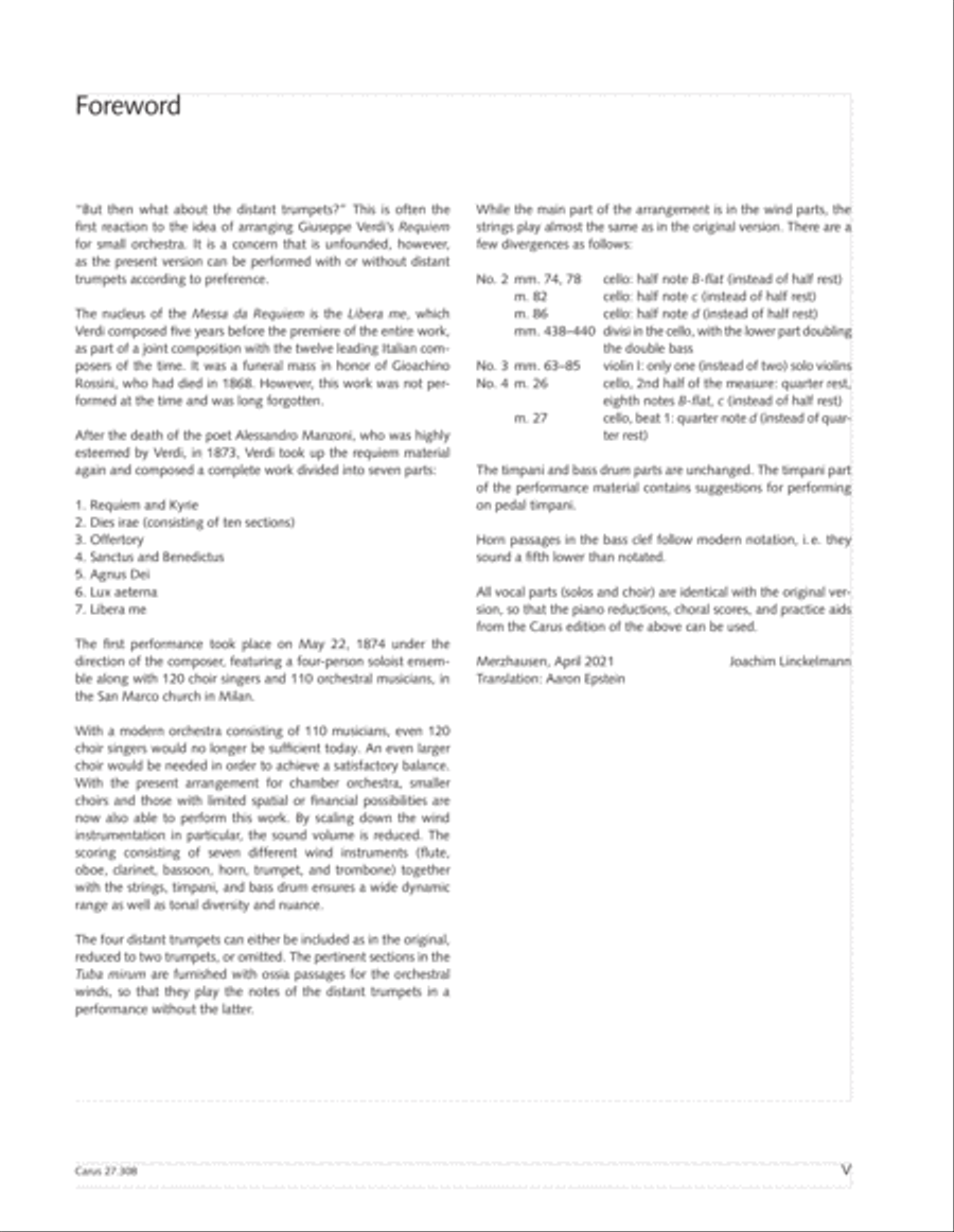 Messa da Requiem 4-Part scores gallery preview page 6