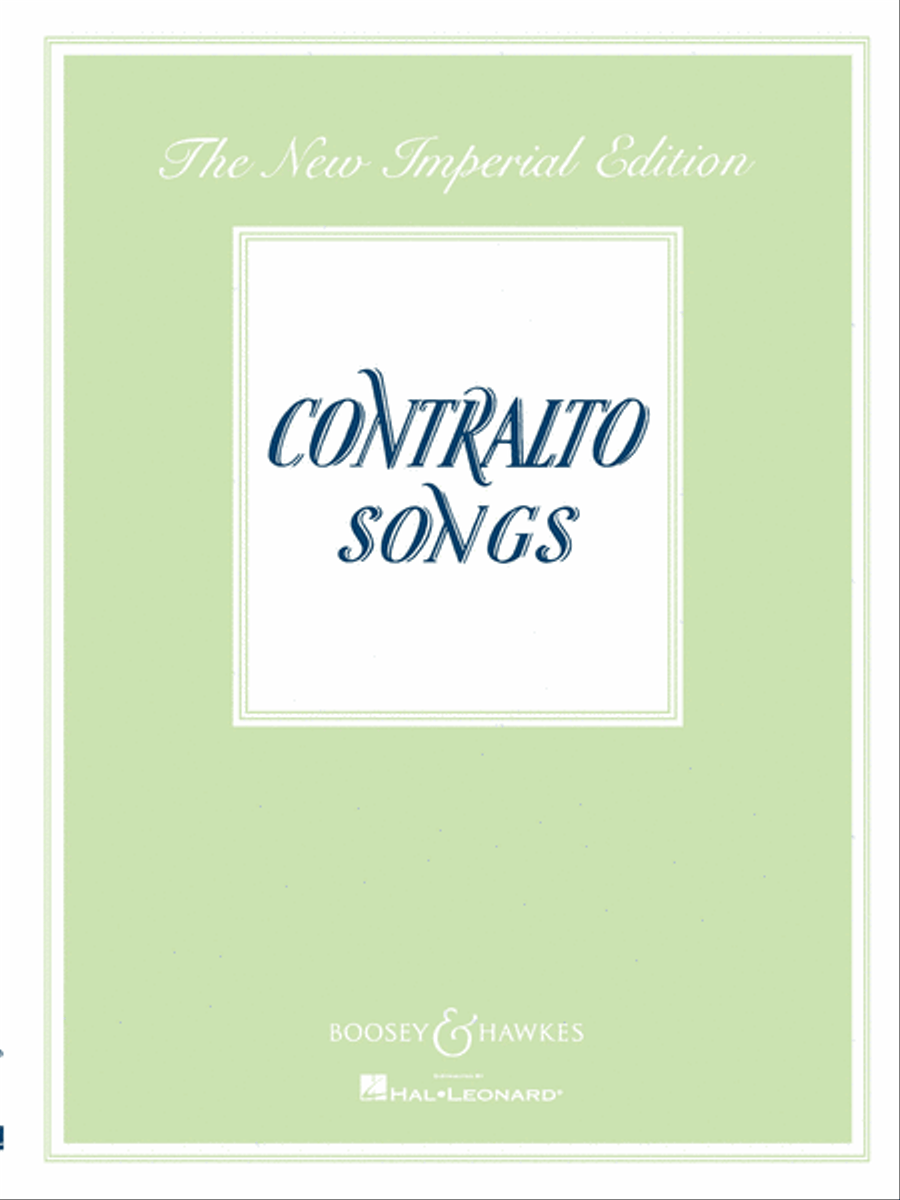 Contralto Songs Piano Accompaniment scores gallery preview page 1