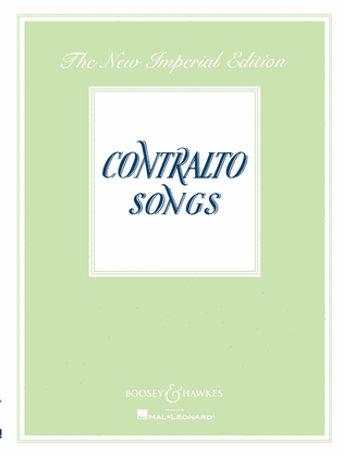 Book cover for Contralto Songs