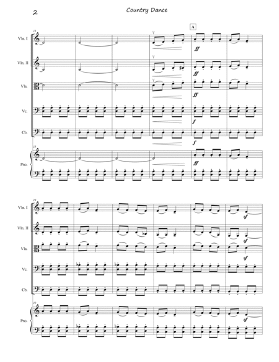 Country Dance Chamber Music scores gallery preview page 2