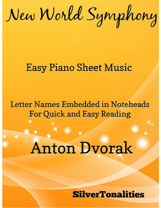 Book cover for New World Symphony Easy Piano Sheet Music