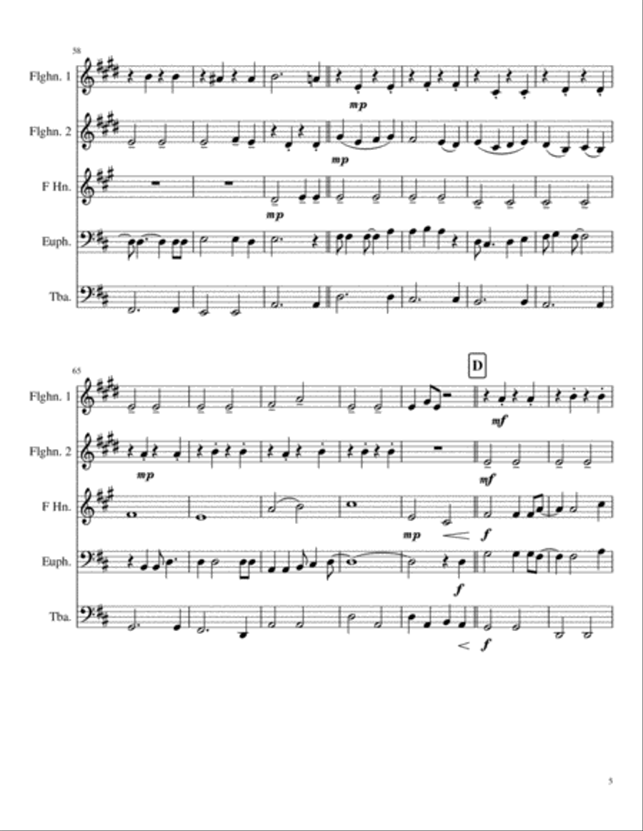 Streets Of London Brass Ensemble scores gallery preview page 5