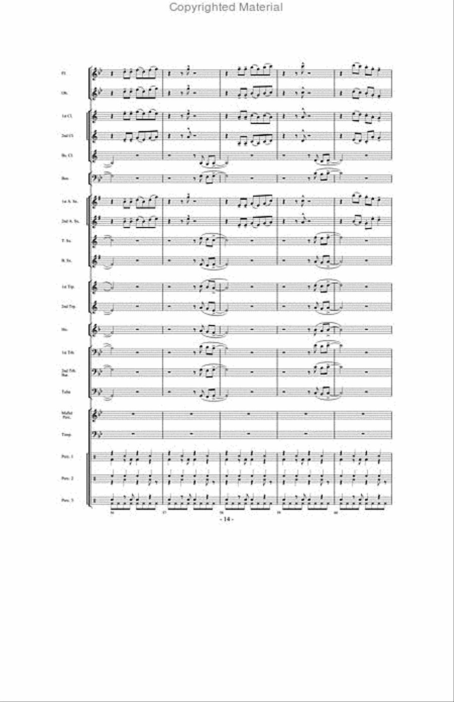 And Then There Were Drums Concert Band scores gallery preview page 13