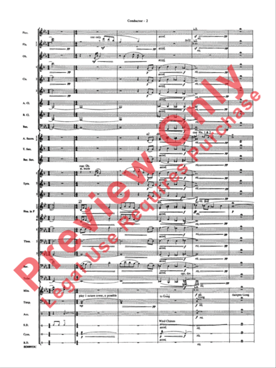 Symphonic Festival Concert Band scores gallery preview page 5