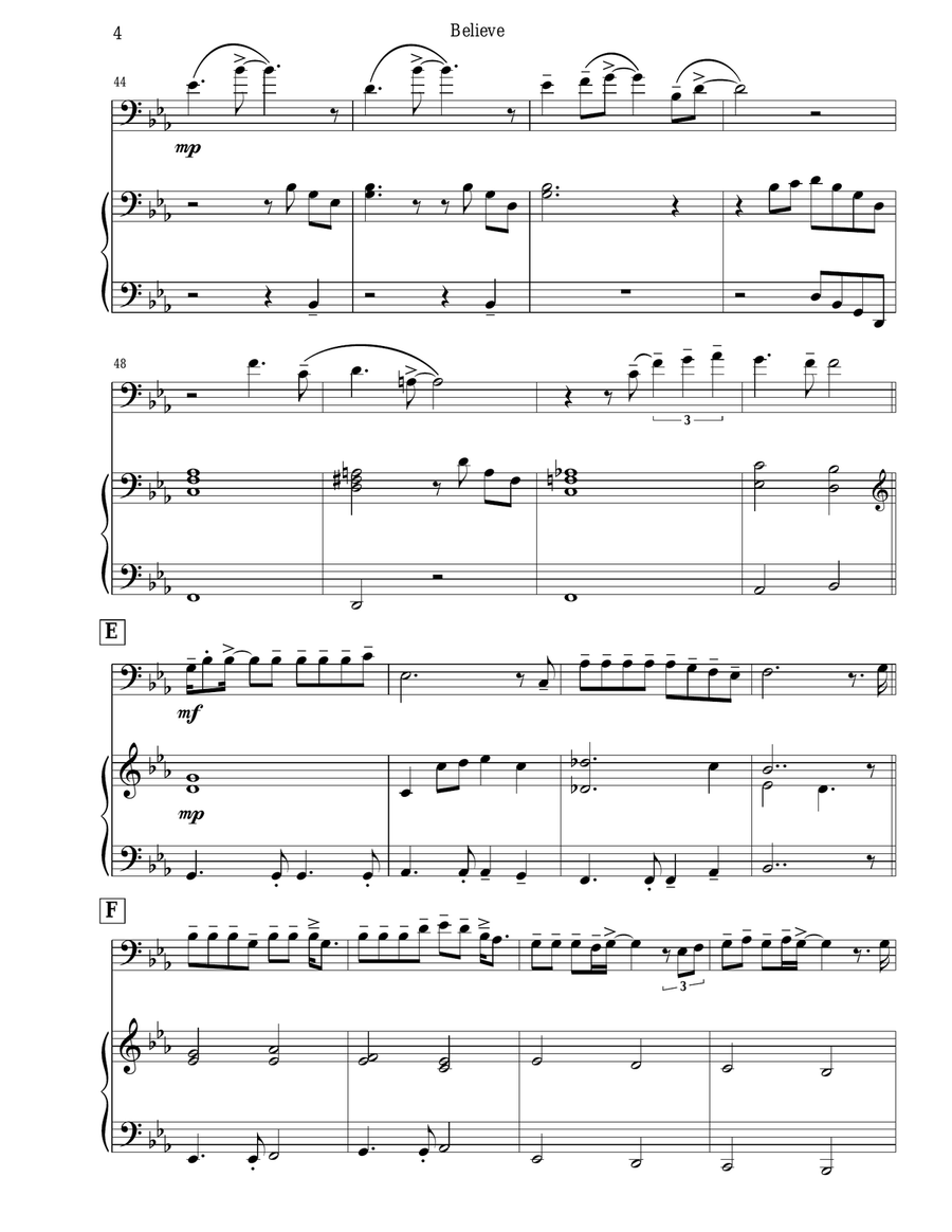 Believe Horn scores gallery preview page 6