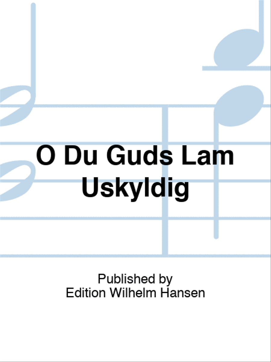 O Du Guds Lam Uskyldig