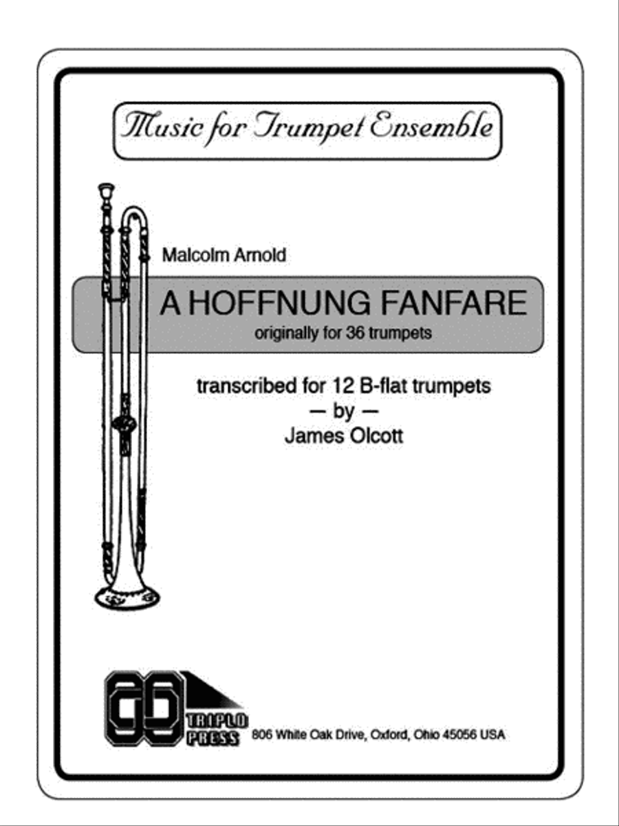 A Hoffnung Fanfare Small Ensemble scores gallery preview page 1