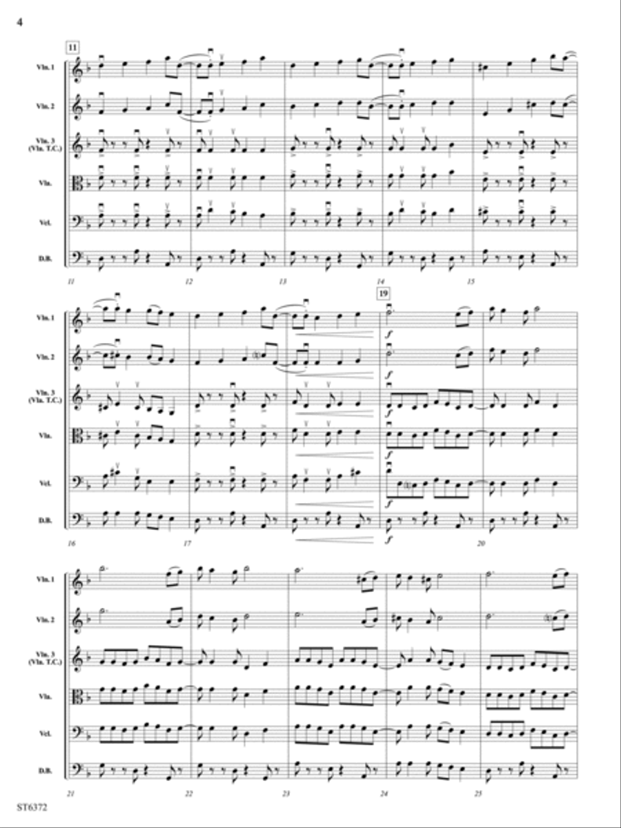 El Gaucho: Score El Gaucho: Score String Orchestra scores gallery preview page 4