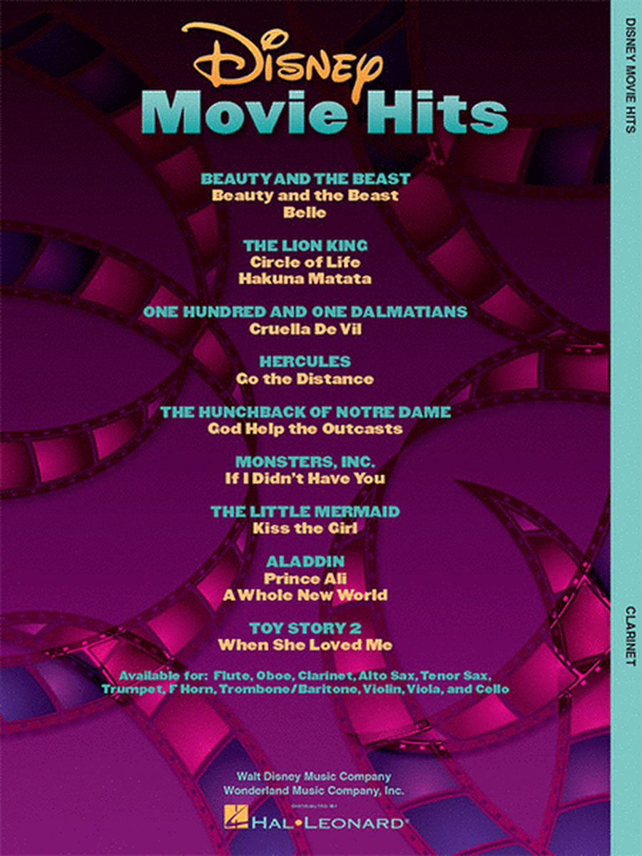 Disney Movie Hits for Clarinet image number null