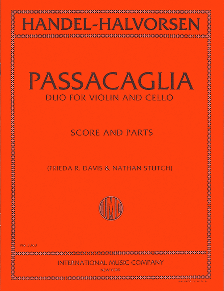 Passacaglia - Duo for Violin and Cello (score & parts)