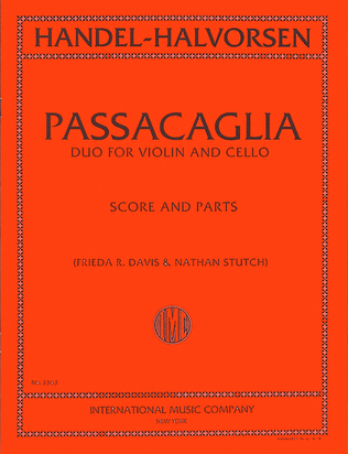 Book cover for Passacaglia - Duo for Violin and Cello (score & parts)
