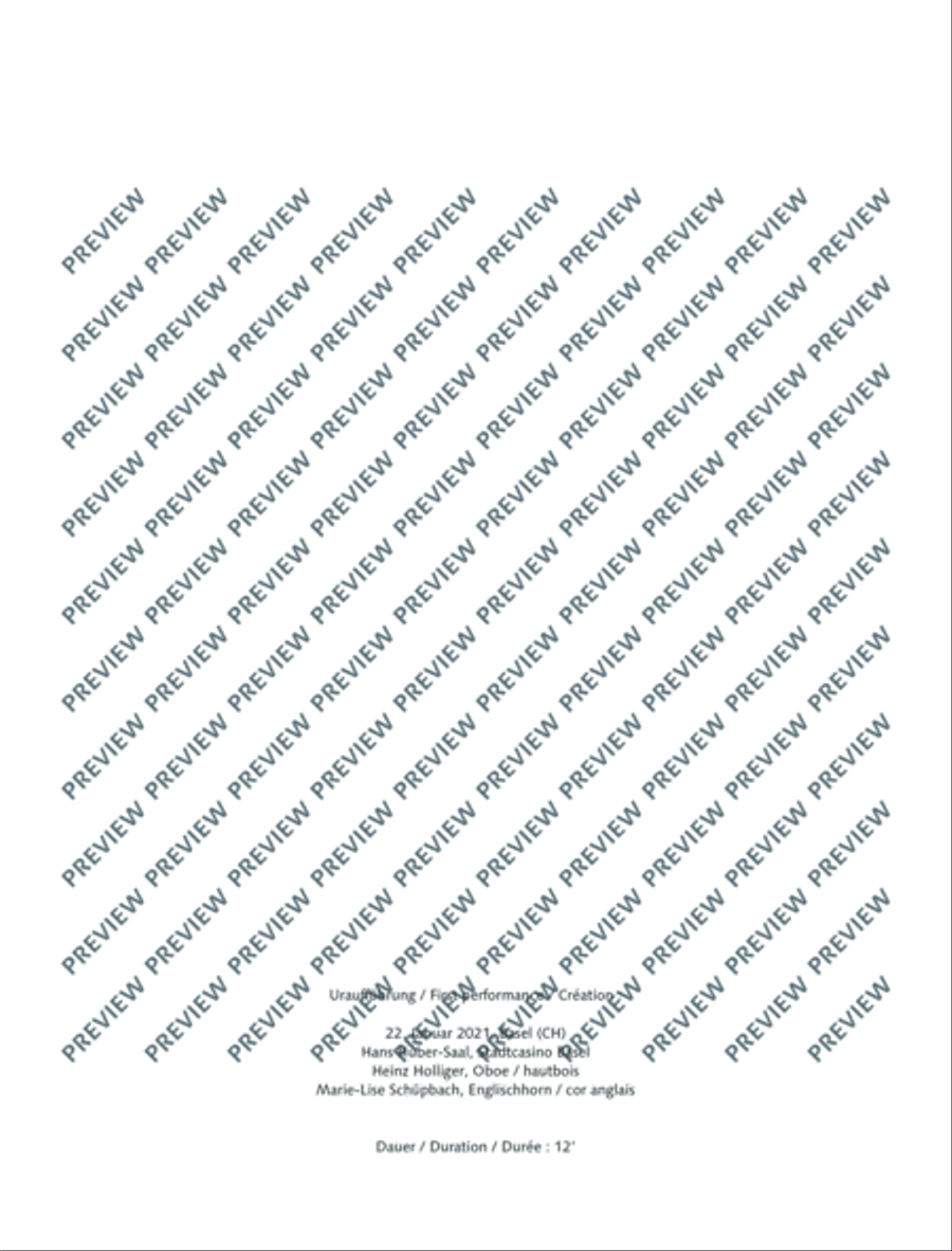 á deux English Horn scores gallery preview page 3