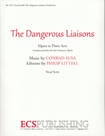Dangerous Liaisons (Piano/Vocal Score)