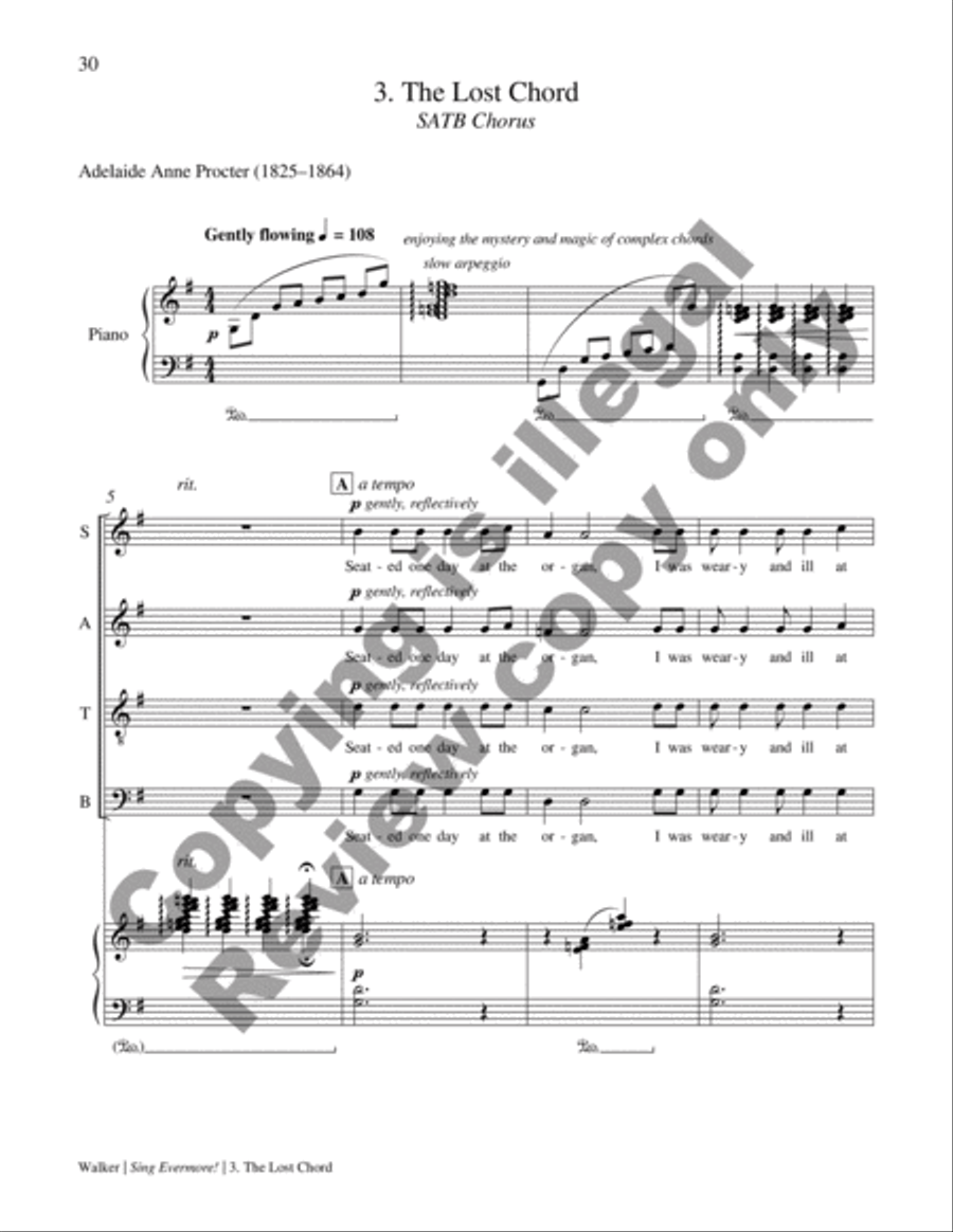 Sing Evermore! (Choral Score) Divisi scores gallery preview page 14