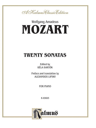 Book cover for Twenty Sonatas