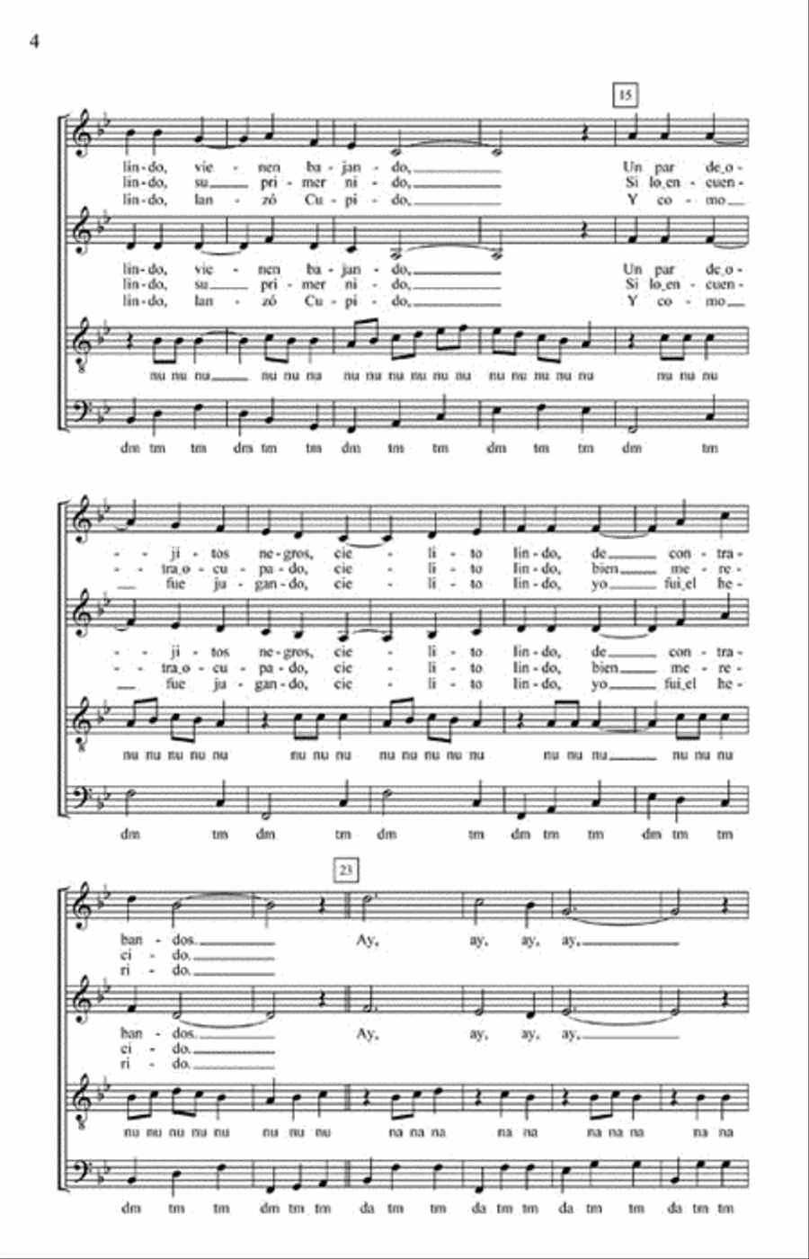 Latin A Cappella Vol. 1 Latin A Cappella Vol. 1 4-Part scores gallery preview page 3