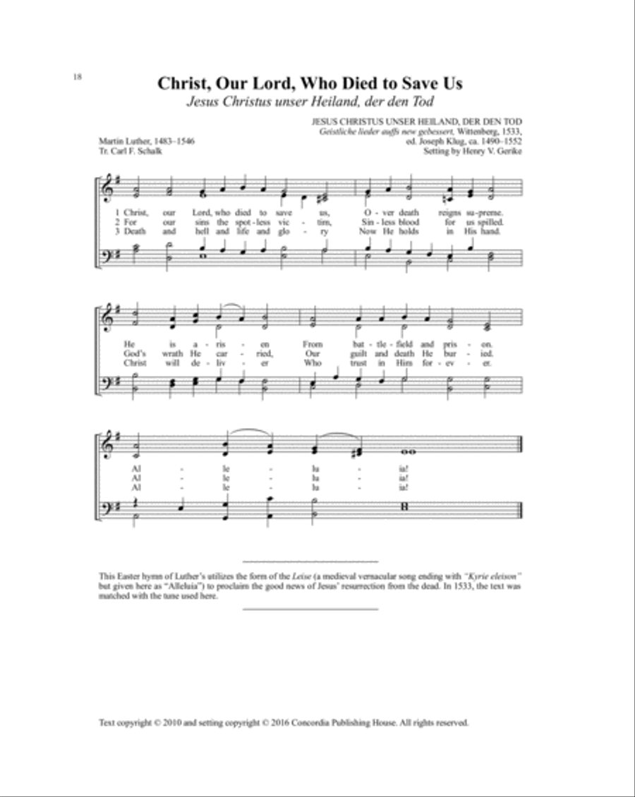 The Hymns of Martin Luther 4-Part scores gallery preview page 6