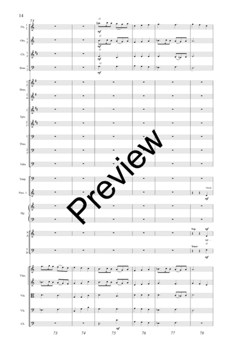 Venite Adoremus Orchestra Score