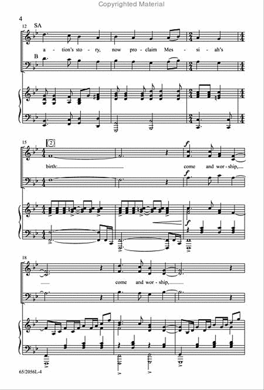 Bethlehem's Child Bethlehem's Child 3-Part scores gallery preview page 3