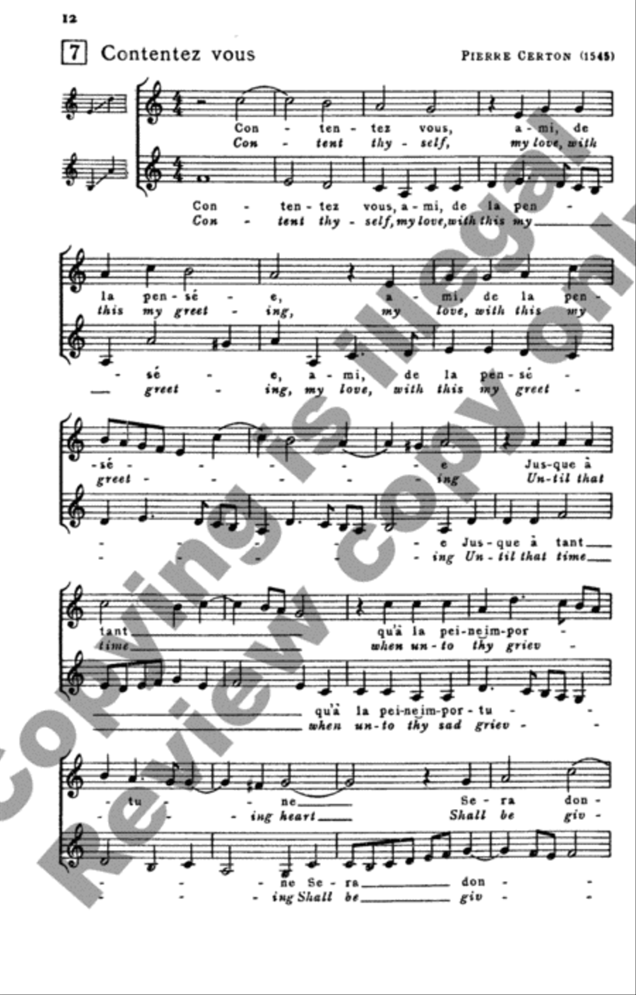 Invitation to Madrigals, Book 4 TB scores gallery preview page 14