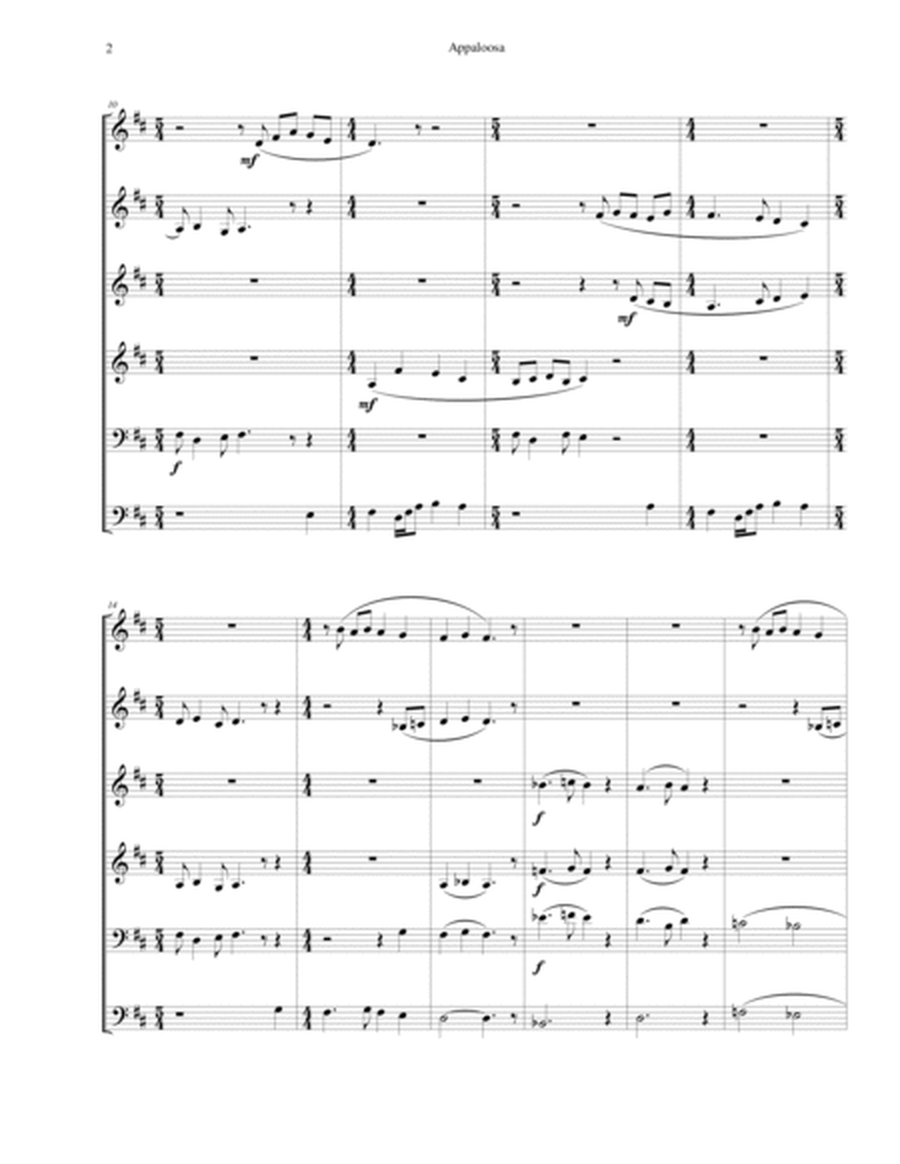 Appaloosa - for 6-part horn choir image number null