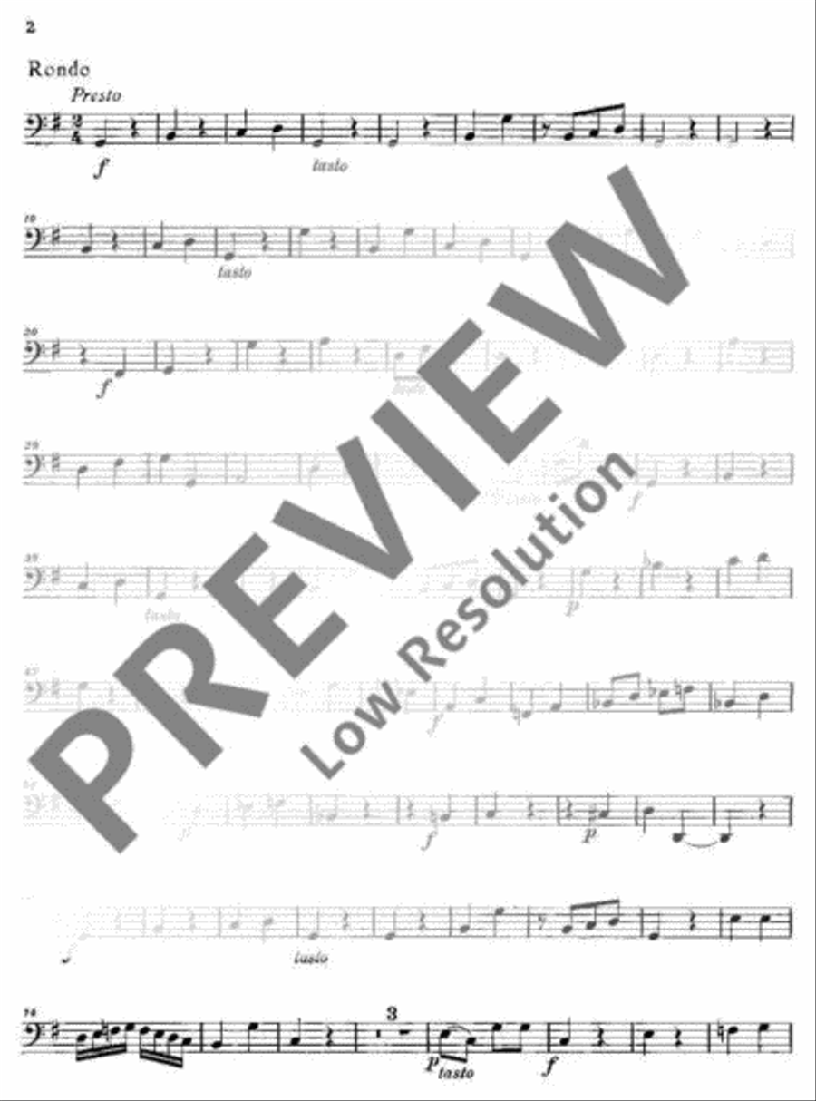 Hamburger Sonata G Major Flute scores gallery preview page 17