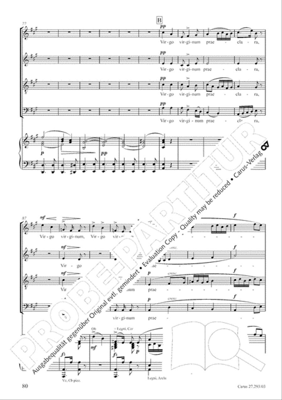 Stabat mater 4-Part scores gallery preview page 87