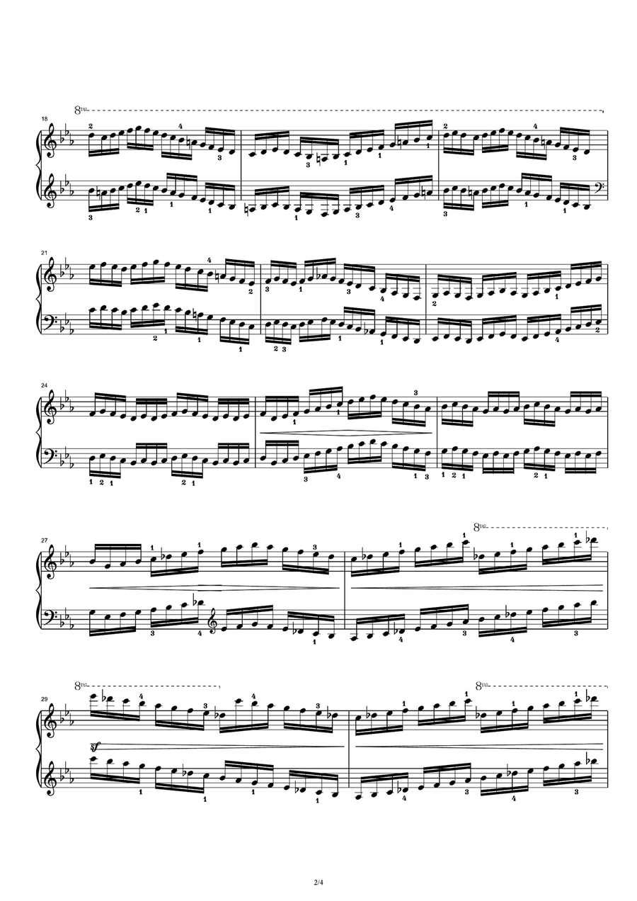 Czerny Op.740. No.5 Piano Solo scores gallery preview page 2