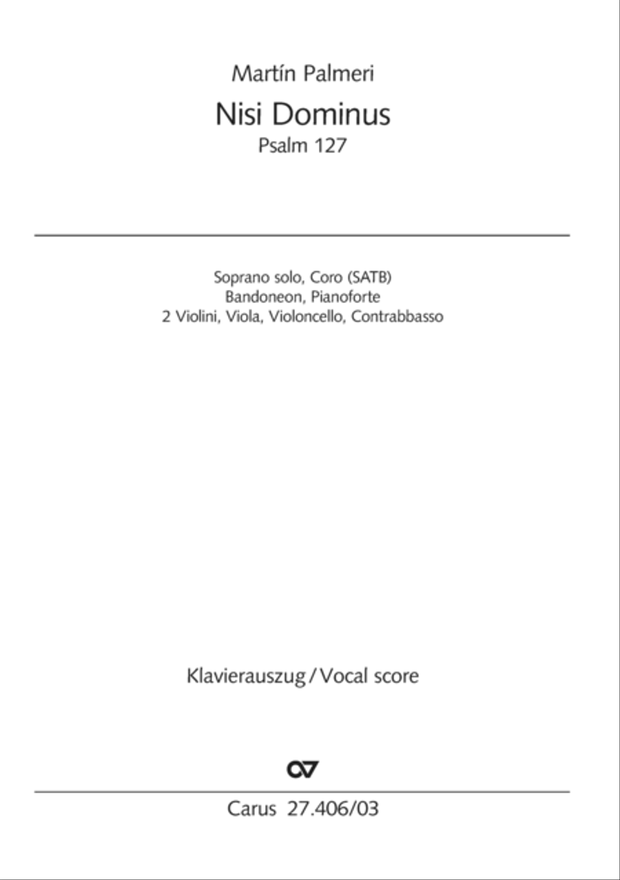 Nisi Dominus 4-Part scores gallery preview page 2