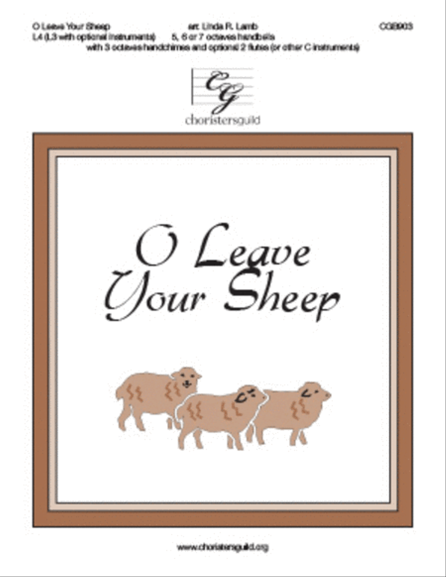 O Leave Your Sheep Handbell Choir scores gallery preview page 1