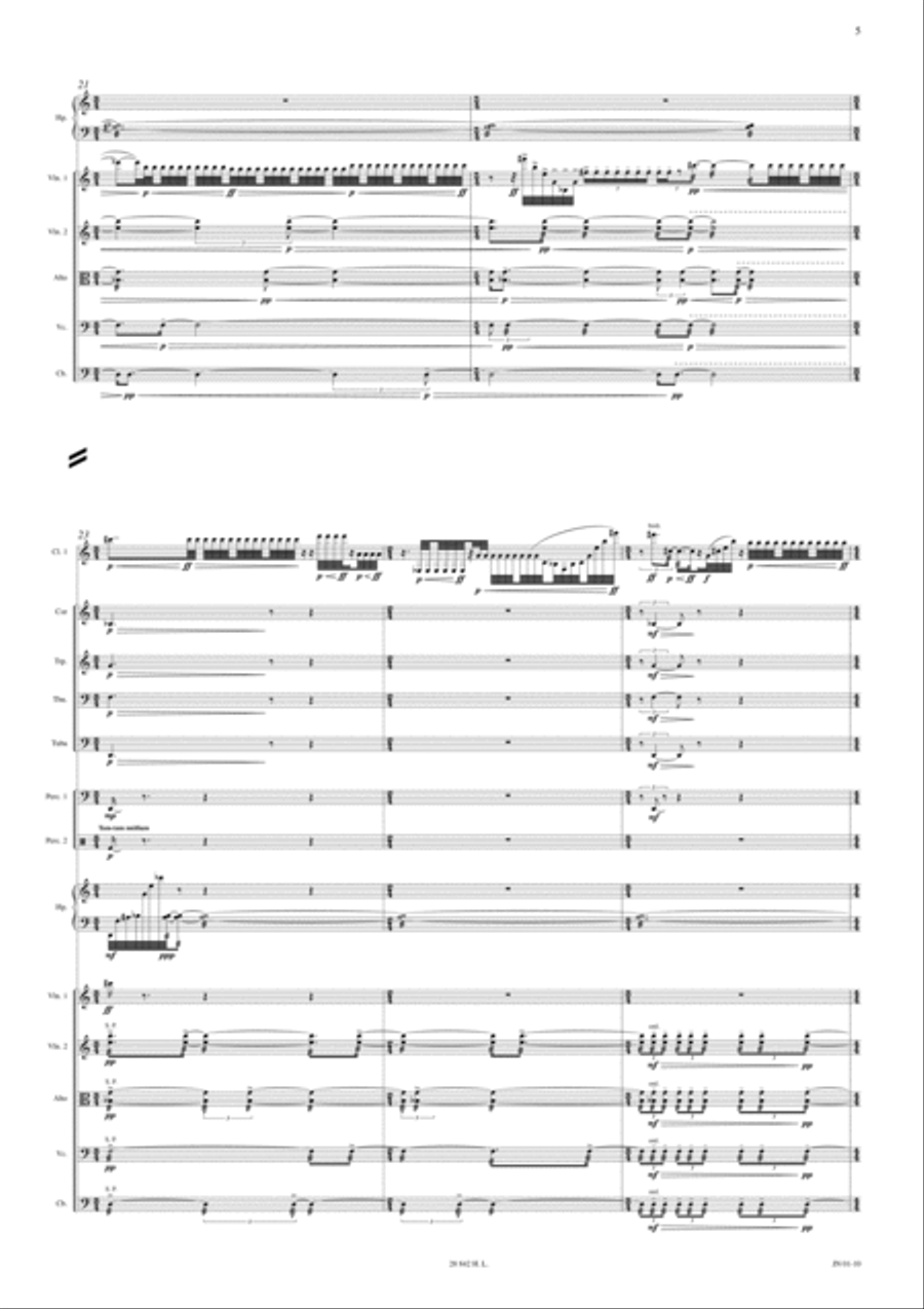 Concerto de chambre No. 1 Score scores gallery preview page 4
