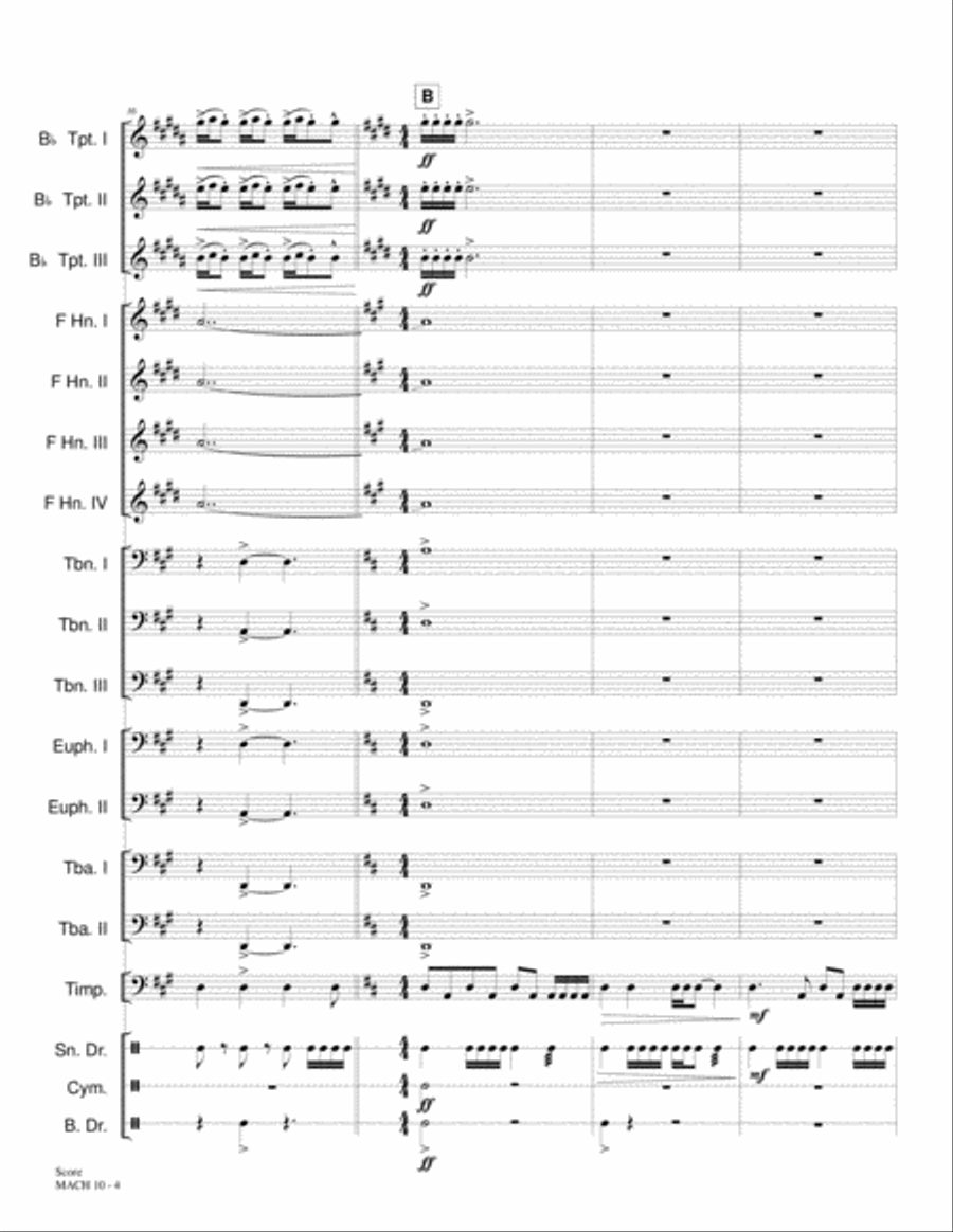Mach 10 Brass Ensemble scores gallery preview page 5