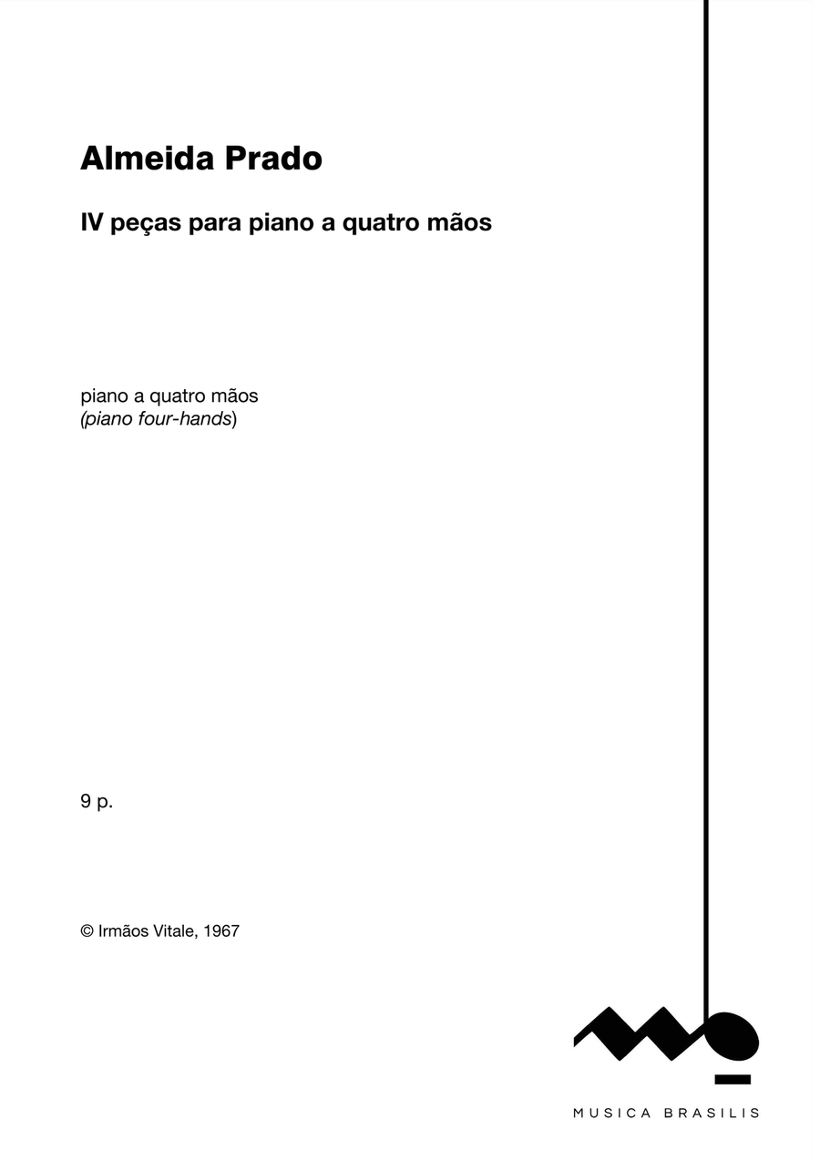IV Peças para piano a quatro mãos 1 Piano, 4-Hands scores gallery preview page 2