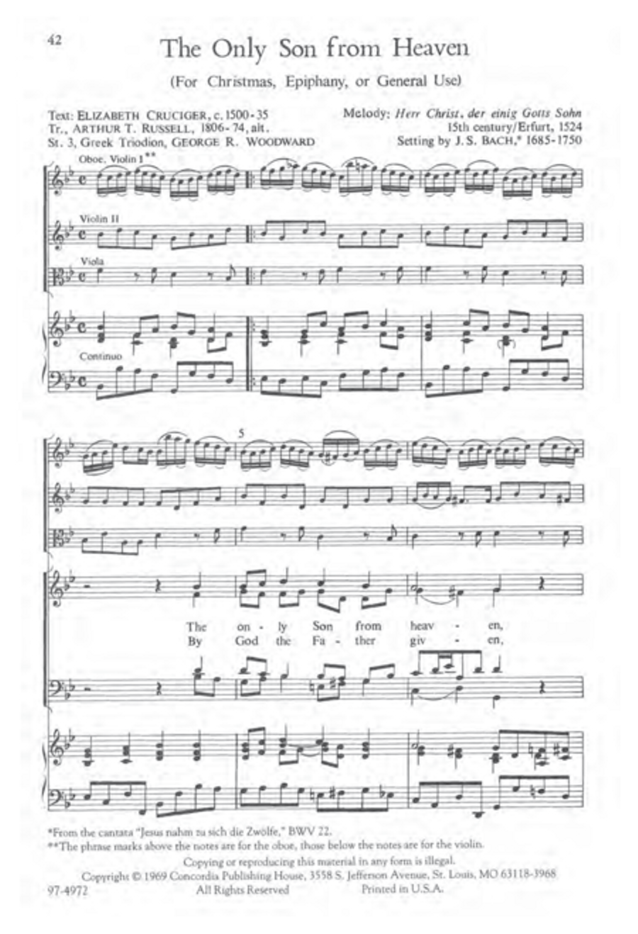 A Third Morning Star Choir Book Unison Choir scores gallery preview page 13