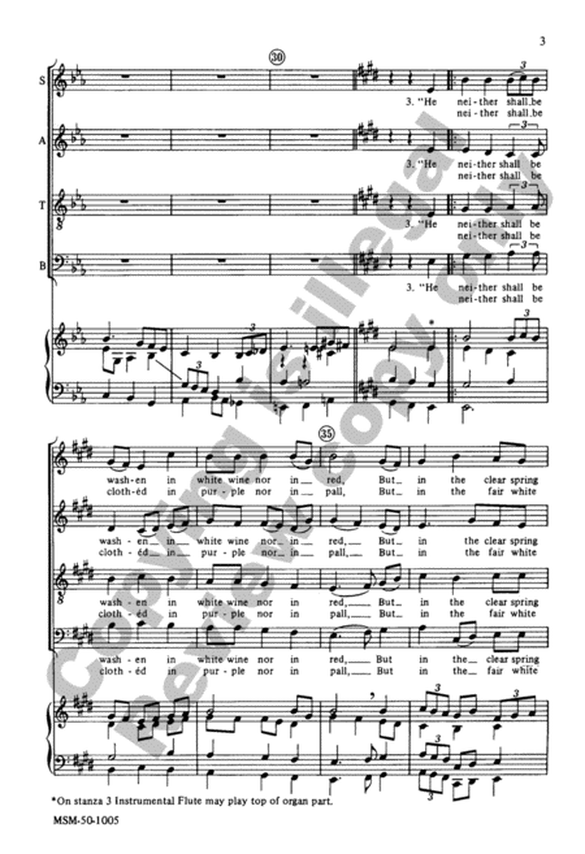 As Joseph Was A-Walking (Choral Score)