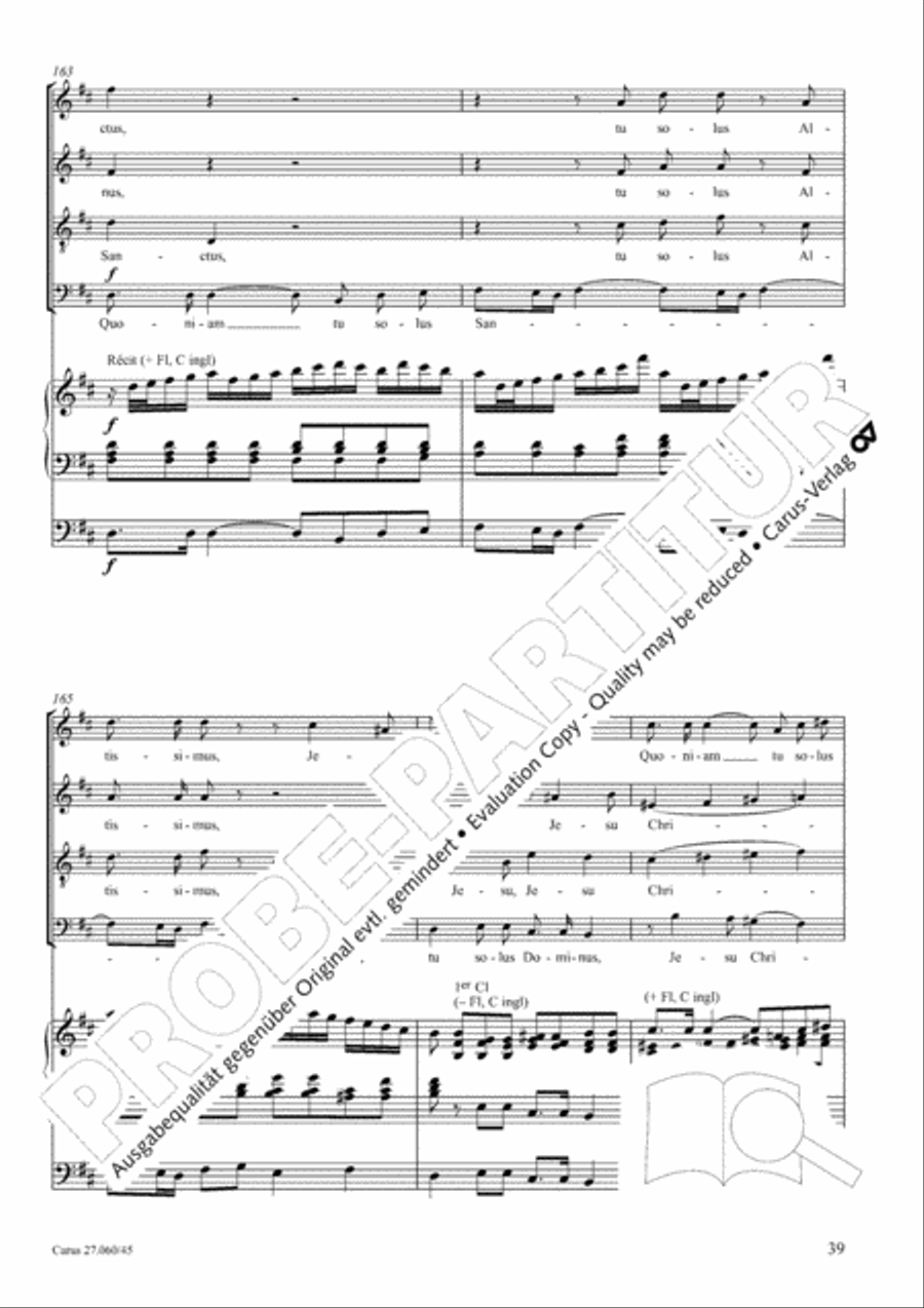 Messe a quatre voix 4-Part scores gallery preview page 40