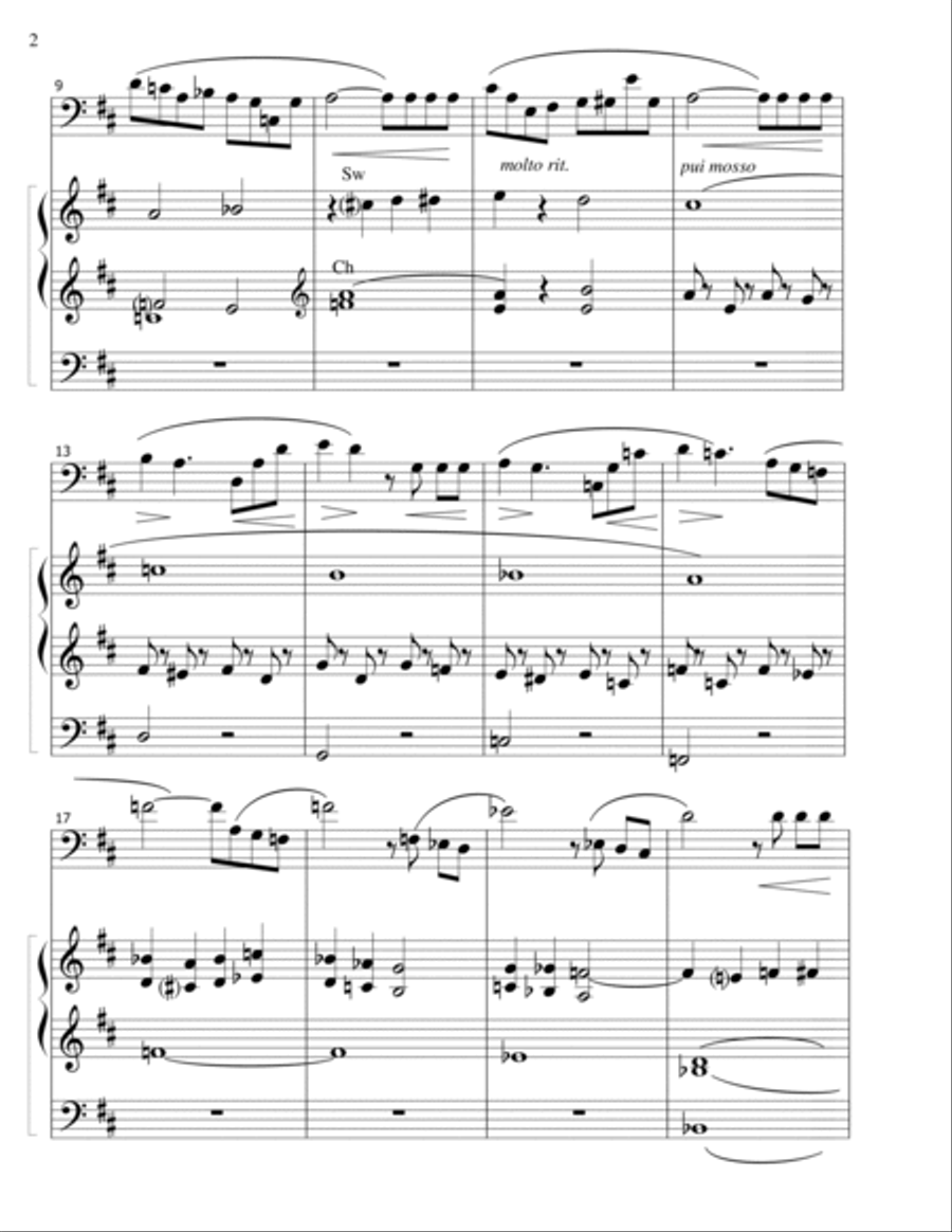 Recit de Hautbois Trombone Duet scores gallery preview page 2