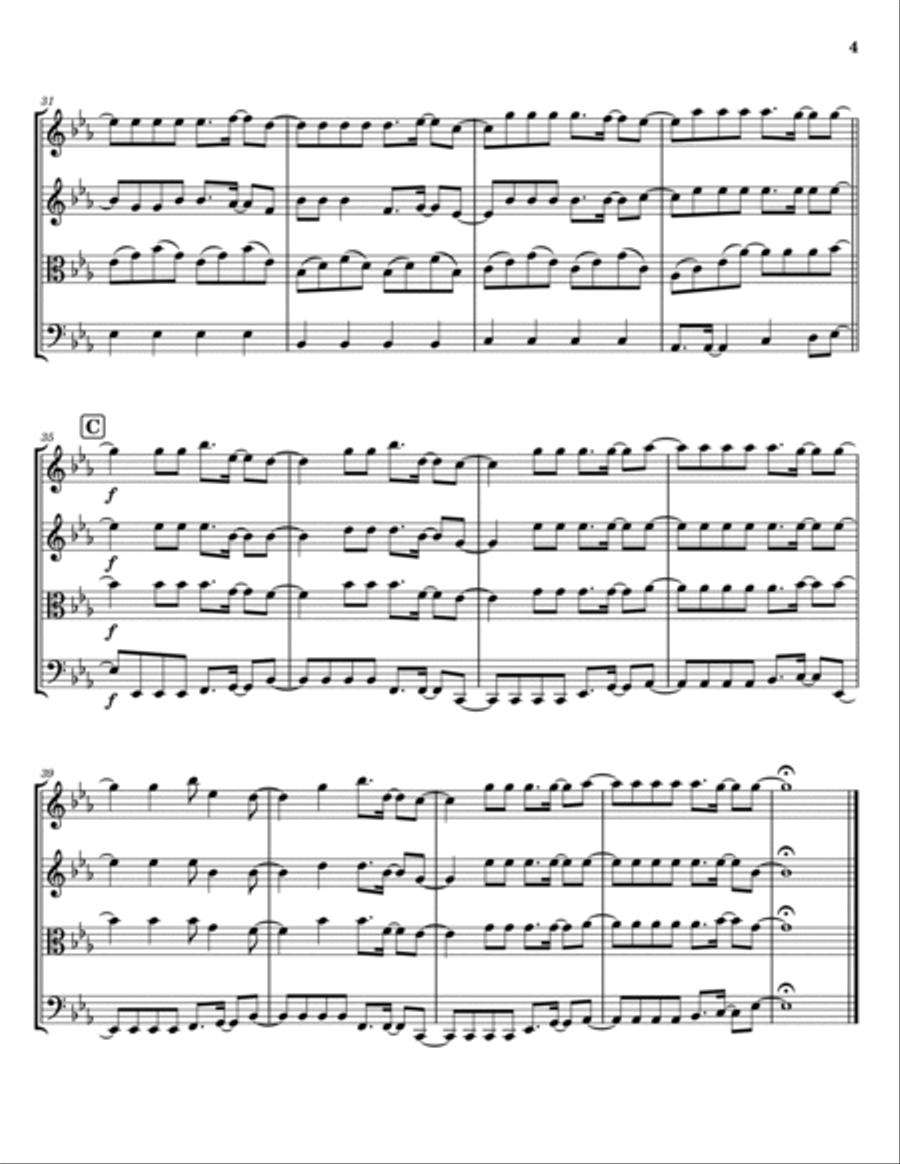 Demons String Quartet scores gallery preview page 4