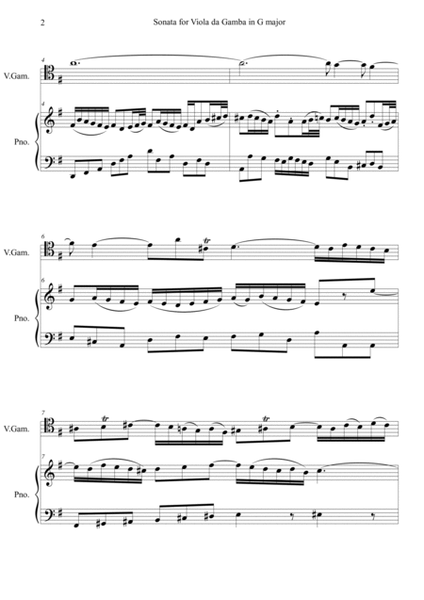 Sonata for Viola da Gamba in G major BWV 1027 1st image number null