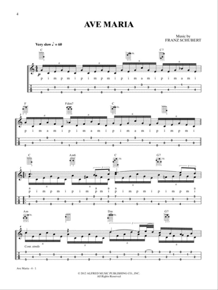 Easy Ukulele Play-Along -- Classical Hits for Ukulele Ukulele scores gallery preview page 3