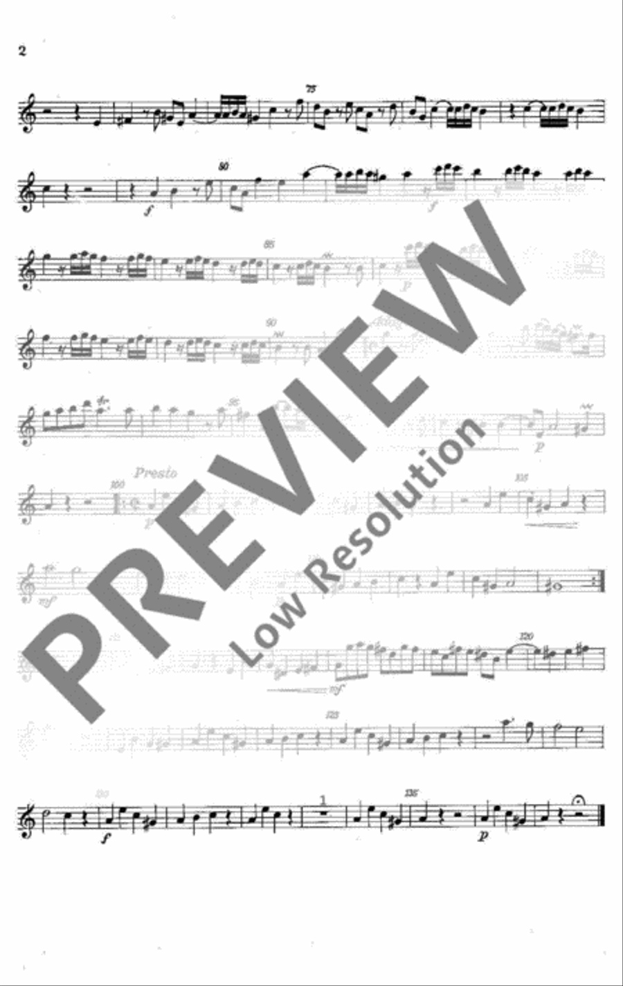 Sinfonia I und XI Violin scores gallery preview page 3