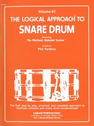 Logical Approach to Snare Drum Vol 2