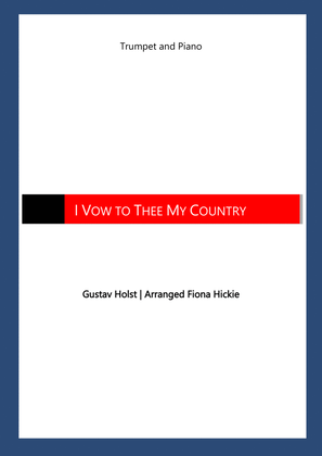 Book cover for I Vow to Thee My Country