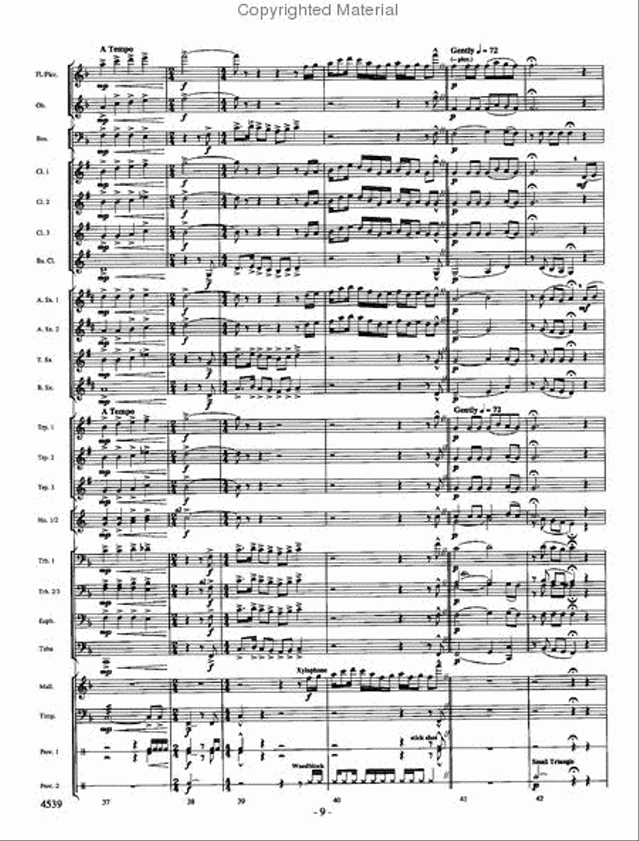 An American Portrait Concert Band scores gallery preview page 8